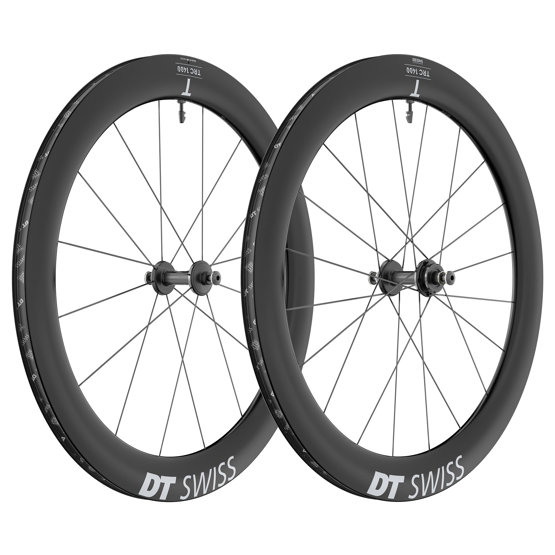 TRC 1400 DICUT Fixed Gear Carbon Wheels DT Swiss